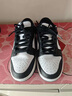 耐克男子轻便皮面运动鞋春季平底胶底板鞋NIKE DUNK LOW DD1391 100白色/黑/白色 40 实拍图