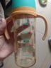 贝亲（Pigeon）第3代 双把手PPSU奶瓶 330ml-绅士豹 L号 6个月以上 AA223 实拍图