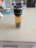 skingcond德国男士玻璃杯一键开盖车载保温杯防摔高硼硅双层茶水分离杯子 车载双层高端银 400ml+杯刷+杯套 实拍图