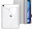 zoyu iPad Air7保护套带笔槽2025新款11英寸M3芯片适用苹果Air6三折13英寸2024透明亚克力air5防弯硬壳 雾霾灰【配钢化膜】 2025/2024款Air7/6【11英寸】 实拍图