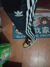 三叶草（Adidas）阿迪达斯针织长裤男 时尚简约宽松舒适透气休闲裤 黑白 S 实拍图
