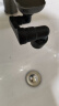 葆氏水龙头延伸器可旋转机械臂万向水龙头防溅水嘴面盆洗漱转接头黑色 实拍图