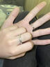 BOEAY丁达尔效应情侣对戒足银999纯银戒指女款男士钟久久求婚戒指结婚 【七仓发货/急速达】丁达尔效应戒指 实拍图