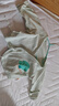 贝瑞加（Babyprints）婴儿半背衣2件装新生儿衣服纯棉长袖上衣初生宝宝四季内衣 绿52 实拍图