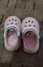 SEVEN ONLY OLINE儿童洞洞鞋男女童小童夏季可爱卡通小童防撞包头宝宝拖鞋 粉色 15 0 内长15cm 脚长14.5穿 实拍图