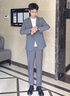 罗蒙（ROMON）凉感防晒华夫格西服男2025春夏新款冰丝无痕高弹单西西装外套男 深海青【冰丝薄款】 L (175) （建议125-145斤） 实拍图