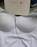 氧心（YANGXIN）【两套装】舒适无痕裸感少女内衣套装上托无钢圈背心式女士文胸 婴儿蓝+极简白 M 实拍图