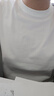 顶峰保罗（Dingfengbaoluo）纯棉美式男长袖圆领T恤休闲纯色宽松秋季打底衫SK260白色2XL 实拍图