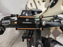 洛克兄弟（ROCKBROS） 铝合金手机架电瓶电动摩托车自行车骑行固定导航手机支架 车把款-黑橙(不适合破风把曲面屏 实拍图