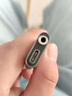 顽键侠安卓二合一转接头Type-C转耳机3.5mm音频数据线充电听歌转换器转接线通用华为荣耀小米 铁灰色丨双TYPE-C【模拟音频款】 实拍图