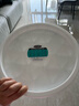 生长魔励移动花盆托盘万向轮加厚花盆带轮花盘底托接水盆滚轮滑轮底座圆形 钢化轮托260白-内径23.3cm 实拍图