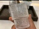 日式浮雕杯咖啡杯高颜值网红玻璃杯隔热耐热玻璃杯家用杯子 叠叠杯两个装 实拍图