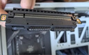 京兆信息PCIe4.0显卡延长线双反向延长线精粤铭瑄七彩虹等主板 闪麟蜂鸟服务器级可定制180度延长线itx机箱 【4.0】双反向18.5厘米/白色 实拍图