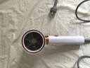 桑晒高速电吹风机吹头发家用轻音负离子大功率不伤发大风力恒温大风量速干电风吹2400W护发吹风筒 【高配高转2400w】烤瓷白 实拍图