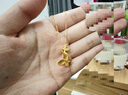 周生生情人节永系列小福蝶黄金项链 足金闪砂蝴蝶吊坠配链款95300N计价 47厘米 - 4.56克(含工费200元) 实拍图