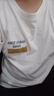 POUM简约短袖T恤男夏季男生宽松薄款衣服潮牌潮流体恤帅气百搭 MSL-C338白色 L 【建议120-135斤】 实拍图