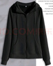 MJ STYLE收腰连帽卫衣外套女装2026年春秋新款小个子纯色修身拉链开衫上衣 实拍图