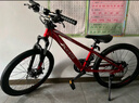 喜德盛青少年自行车童车中国风20/22寸铝架碟刹变速6-10男女孩山地车 22寸电镀红/镭射银-23款 实拍图