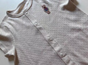 babylove婴儿短袖连体衣夏季薄款衣服彩棉提花透气哈衣爬服新生儿宝宝夏装 实拍图