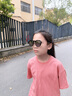 目奢超轻儿童近视镜夹片式太阳镜男女学生防紫外线护眼偏光墨镜 实拍图