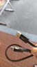 绿胜type-c数据线100W快充6A超充typec充电线适用华为mate50荣耀nova小米vivo安卓oppo手机USB充电器 黑色【充满智能断电】【一条装】 1M 实拍图
