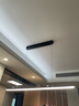 Paulmann P德国柏曼护眼餐厅吊灯全光谱一字长条餐桌吧台LED灯具简约智能 【推荐1.2-1.6m长桌】 已接入米家APP【雅光黑】 实拍图