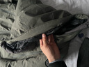 黑冰男士连帽棉服秋冬防风保暖轻量夹克Primaloft户外运动棉服 深卡其绿 M 实拍图