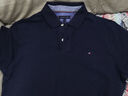 TOMMYBULL美国TOMMY汤米夏季纯棉男士短袖POLO衫男装纯色翻领半袖珠地棉 藏青纯色领 XL(170-190斤) 实拍图