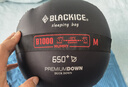 黑冰（BLACKICE）24新款【B系列鸭绒木乃伊式羽绒睡袋】户外露营单人羽绒睡袋 黑色 B1000 M码（新标准） 实拍图