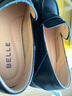 百丽（Belle）两穿乐福鞋女商场同款圆头英伦风单鞋B2J1DAA4 黑色 37 (235mm) 实拍图
