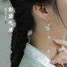 凤凰涅磐流苏耳环女古风耳饰汉服旗袍国风耳坠耳线首饰生日礼物送女友老婆 实拍图