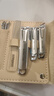 创木工房指甲刀套装指甲剪套装挖耳勺斜口指甲钳子家用指甲锉10件套米白色 实拍图