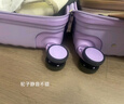 森马（Semir）新款行李箱多功能大容量拉杆箱学生上学箱子旅行出差密码箱皮箱 女神紫-干湿分离 防刮耐磨 30英寸 多功能 实拍图