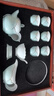 苏氏陶瓷（SUSHI CERAMICS） 茶具套装 忆荷陶瓷功夫茶具青瓷手绘描金茶杯子带礼盒（茶壶） 实拍图