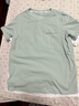米度丽哺乳衣上衣外出产后喂奶衣打底衫夏季宽松短袖t恤孕妇装夏装6916 豆绿 L码（建议100-140斤左右） 实拍图
