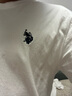 U.S. POLO ASSN.保罗T恤男夏季新款休闲纯棉透气短袖百搭白色小T恤宽松运动上衣 白色 L 170（120-135斤左右） 实拍图