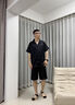 俞兆林（YUZHAOLIN）青少年睡衣男夏季冰丝薄款短袖短裤套装男生夏天可外穿家居服 NSJYI-G542 短袖短裤套装 XL （建议身高170，体重125-150斤） 实拍图