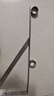 致诺不锈钢阳台侧装三角支架窗外固定式晾衣杆外墙支撑托架外伸晾衣架 适合外径圆管32MM 20寸高度29.5CM长度50CM（双杆） 实拍图
