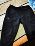 安德玛（UNDERARMOUR）男裤长裤 2025夏季新款运动裤健身训练裤宽松轻便黑色直筒裤子男 梭织快干/拉链裤脚/晒图退10 2XL 建议170-190斤 实拍图