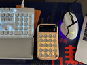 LOFREE 洛斐糖豆圆点蓝牙数字小键盘夜光计算器 财务办公计数机 外接无线计算机 奶茶色-小键盘&计算器二合一 实拍图