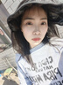 卡帝乐鳄鱼（CARTELO）黑胶防晒帽女遮阳帽空顶太阳帽子夏季防紫外线贝壳帽沙滩帽 黑色 实拍图