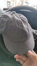 慕瑾繁饰 大头围帽子短檐短沿大码鸭舌帽男大号大脸头大加大棒球帽胖子 深灰色短沿 L 标准码（52-59cm) 实拍图