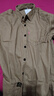 100%纯棉高档宽松版春秋新款衬衫男士休闲工装衬衣纯色长袖外套 6928长袖两件装】深灰色+卡其色 2XL (145-160斤） 实拍图