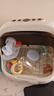 babycare歪头仿母乳防胀气奶瓶玻璃ppsu奶瓶成长套装5件套(覆盖0-12月)蓝 实拍图