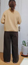 蕉下（beneunder）女士万粒绒外套PO17324抓绒宽松保暖外套 罗汉棕 170/92A(XL) 实拍图