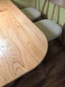 源氏木语 实木餐桌现代简约家用饭桌北欧小户型餐厅桌子橡木 餐桌1.4米+椅子(梨白)*4 实拍图