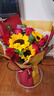 花不言向日葵混搭香槟毕业花束生日表白鲜花速递同城配送店女友礼物 特别的你（11朵红玫瑰+3朵向日葵） 实拍图