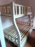 筱环【送货上门包安装】上下床儿童实木床上下铺双层小孩高低子母床 单梯款+双抽+天然椰棕床垫*2 上铺宽140下铺宽160-全实木 实拍图