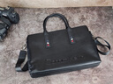 Cohnim kevin奢侈品头层牛皮男士公文包手提电脑文件单肩斜跨包送男友生日礼物 c01845黑色【休闲百搭】 大包 14英寸 实拍图