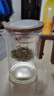 HAOMINGTIAN飘逸杯全玻璃泡茶壶无杆内胆磁吸一键茶水分离杯泡茶神器功夫茶具 小号ZL560飘逸杯 折把600ml1只 实拍图
